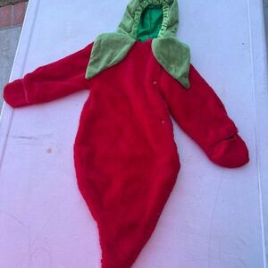 Chili pepper costume 0 to 9 months